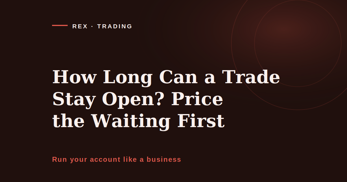 How long can a trade stay open, REX Trading Signal cover image on the cost of holding a position