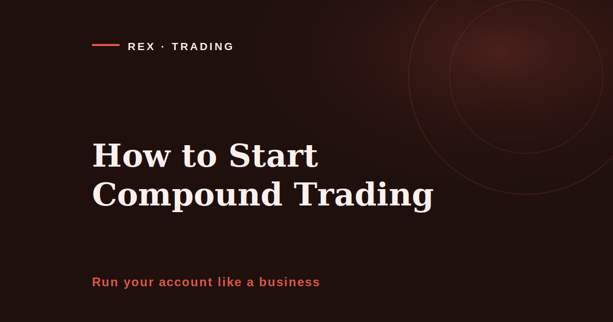 How to start compound trading, the growth and recovery arithmetic of a gold trading account